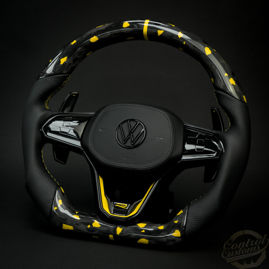 Audi steering wheel modification
