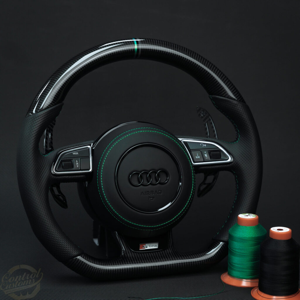 Audi steering wheel modification