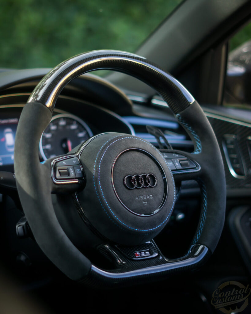 Audi steering wheel modification
