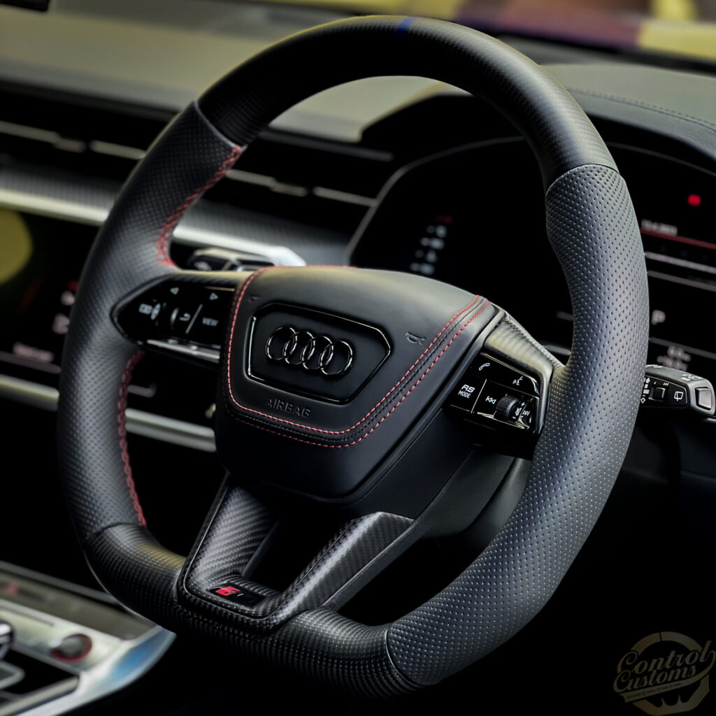 Audi steering wheel modification