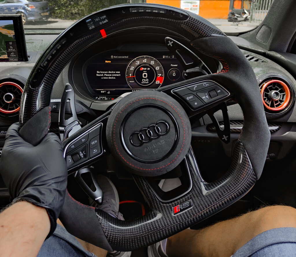 Audi S3 / RS3 8V Carbon Led Steering Wheel
