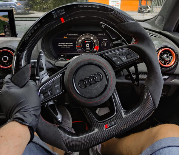 Audi S3 / RS3 8V Carbon Led Steering Wheel