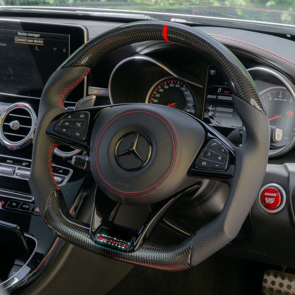 Mercedes C63 AMG Carbon Steering Wheel