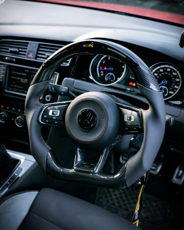 VW Golf MK7 R / GTI Led Carbon Steering Wheel