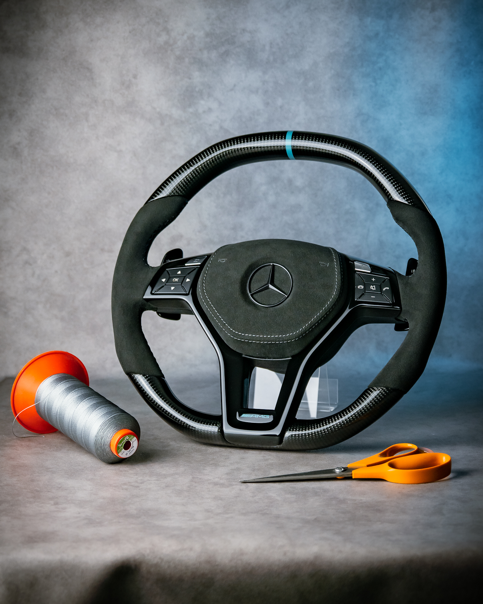Mercedes E63 AMG Carbon Steering Wheel
