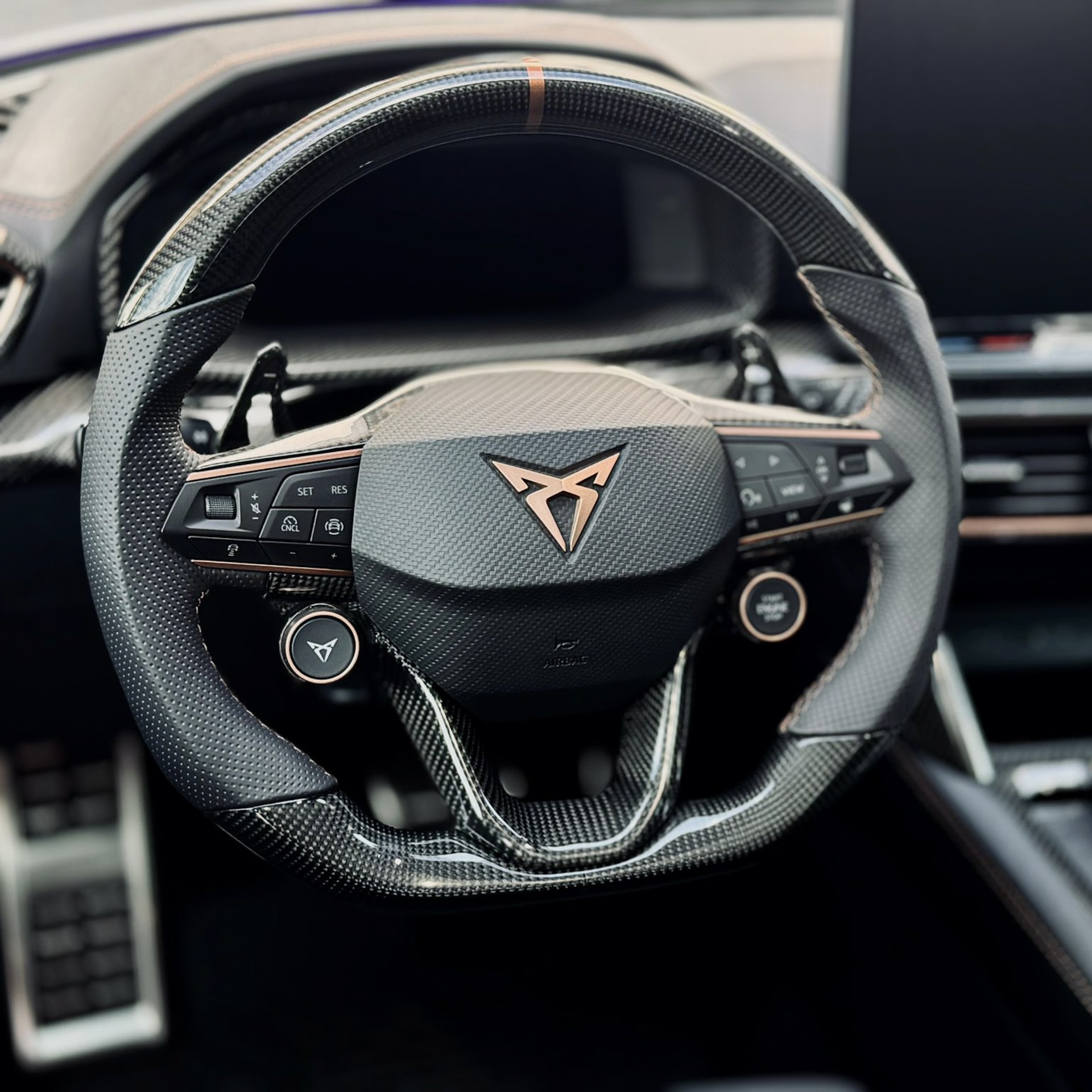 Cupra Leon Carbon Steering Wheel