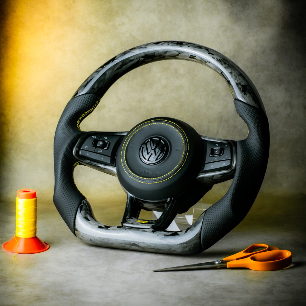 VW Golf MK7 R Forged Carbon Steering Wheel