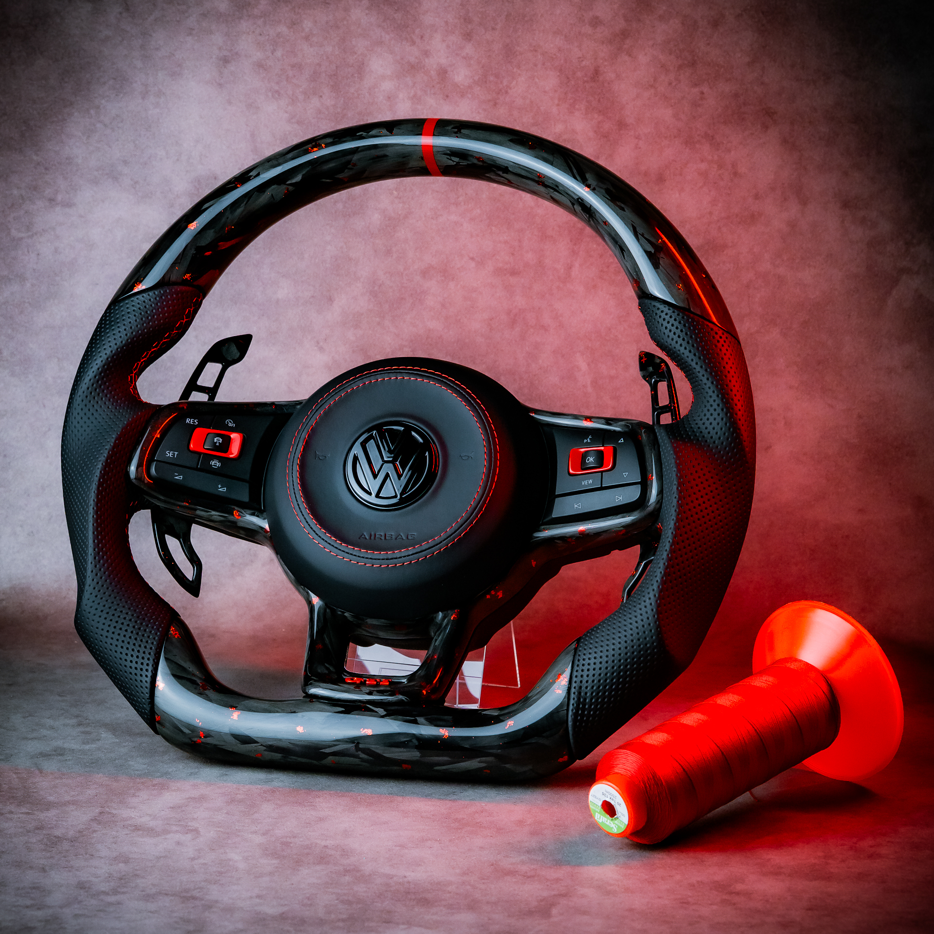 VW Golf MK7 GTI Forged Carbon Steering Wheel