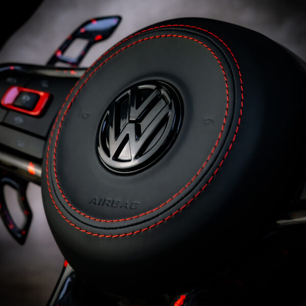 VW Golf MK7 R / GTI Leather Trimmed Airbag Cover