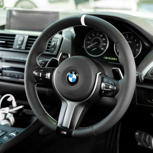 BMW F Series Leather Steering Wheel Re‑Trim