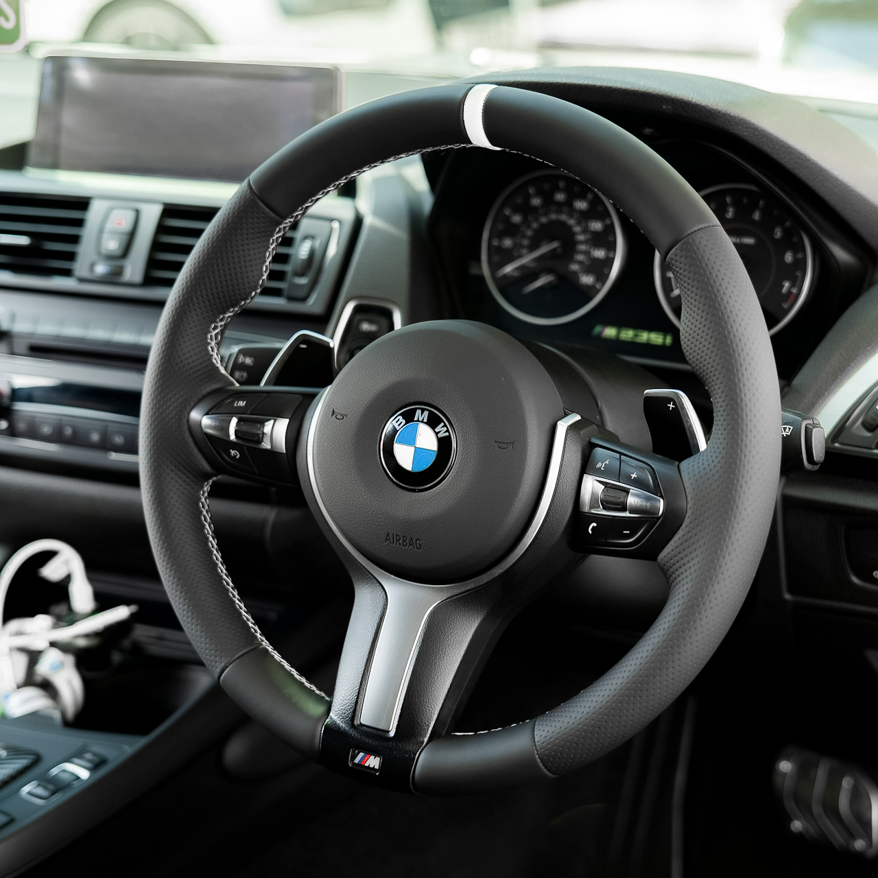 BMW F Series Leather Steering Wheel Re‑Trim