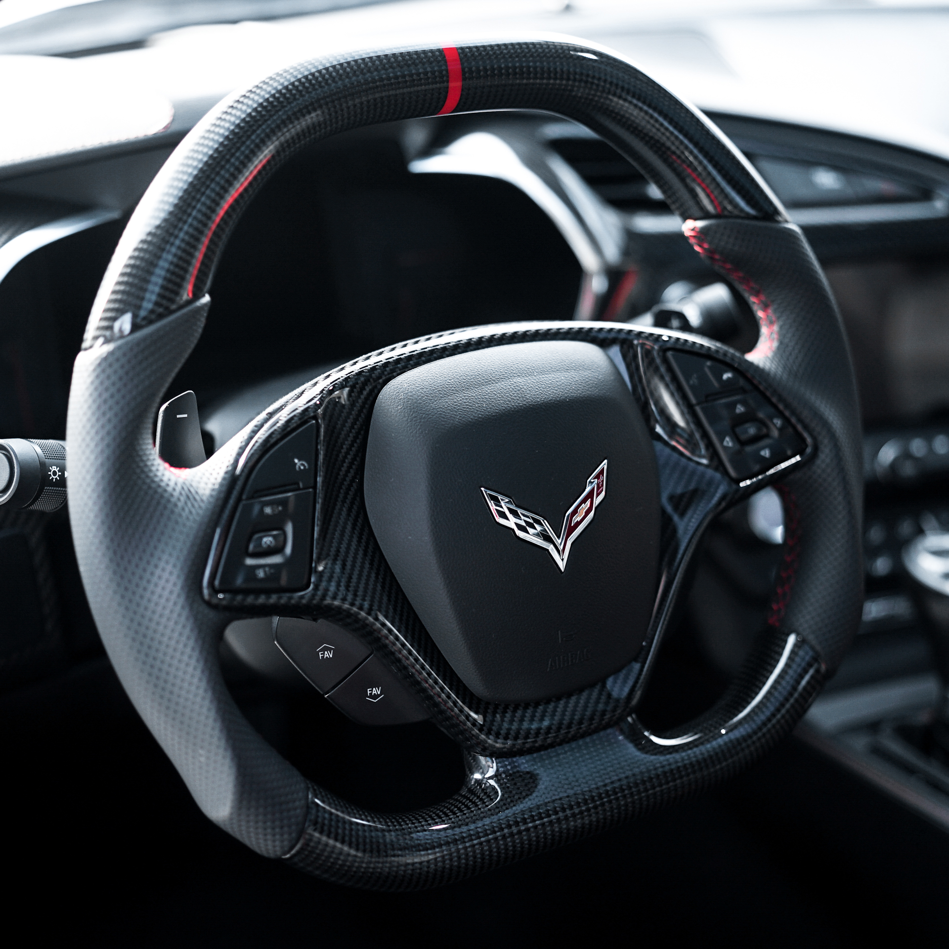 Chevrolet Corvette C7 Carbon Steering Wheel